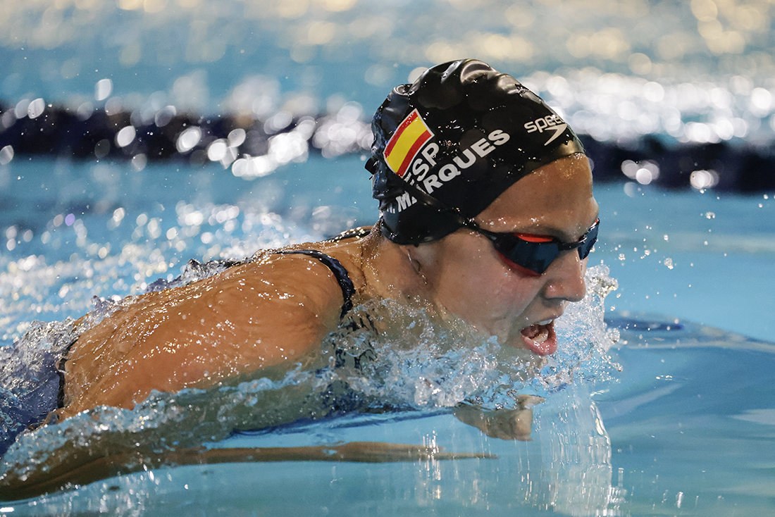 Nuria Marquès en 100 braza Paralímpicos